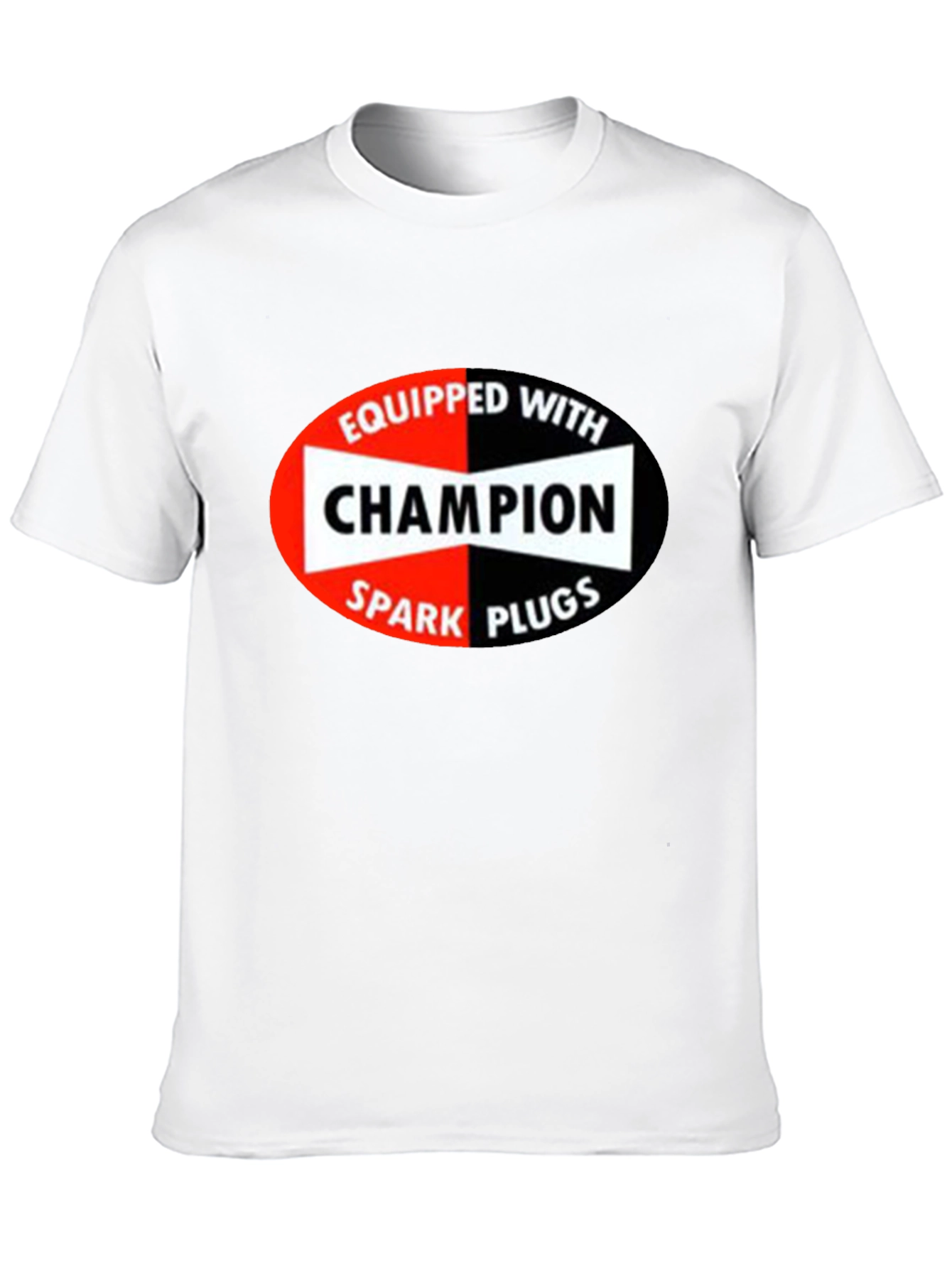 Champion Spark Plugs Graphic Tee - Retro Black T-Shirt