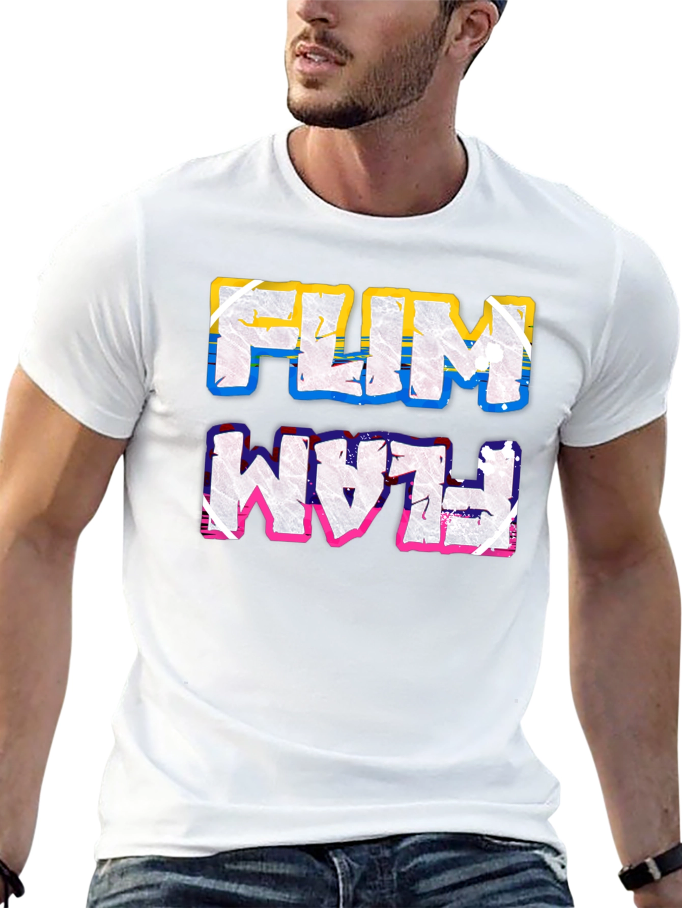 Flim Flam Graphic T-Shirt - Funky Casual Wear
