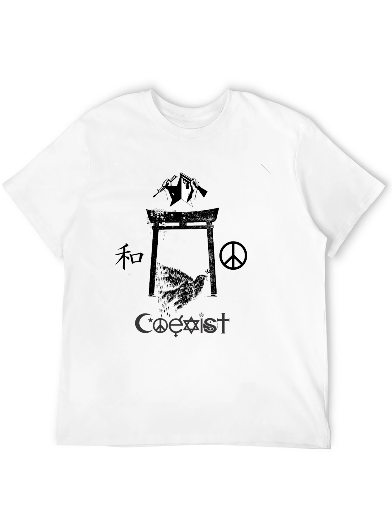 Coexist Graphic Black T-Shirt