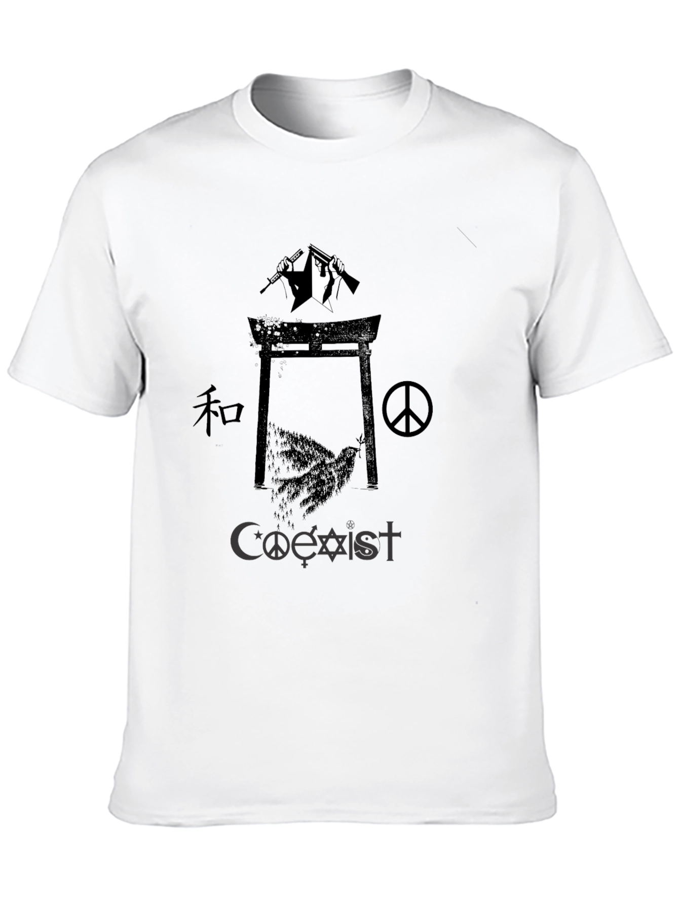 Coexist Graphic Black T-Shirt