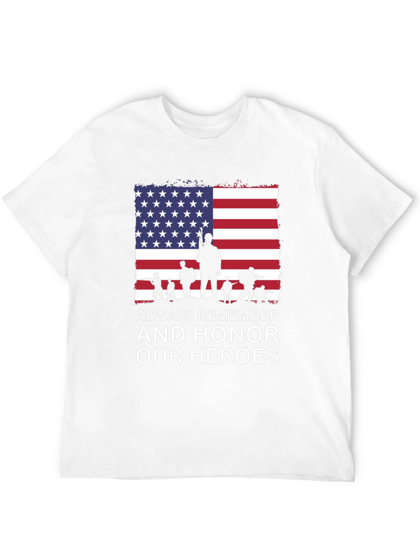 Always Remember Our Heroes Patriotic T-Shirt