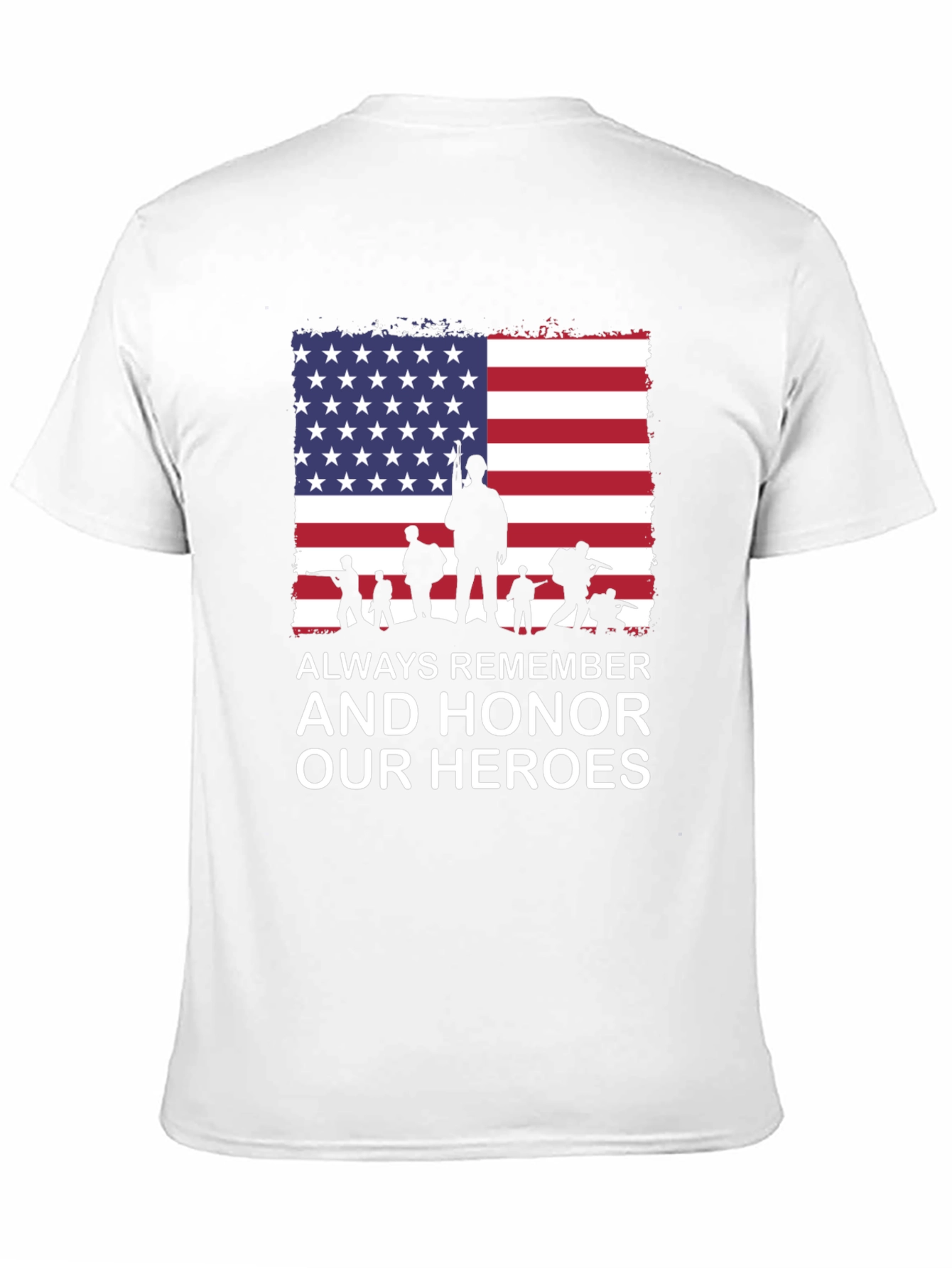 Always Remember Our Heroes Patriotic T-Shirt