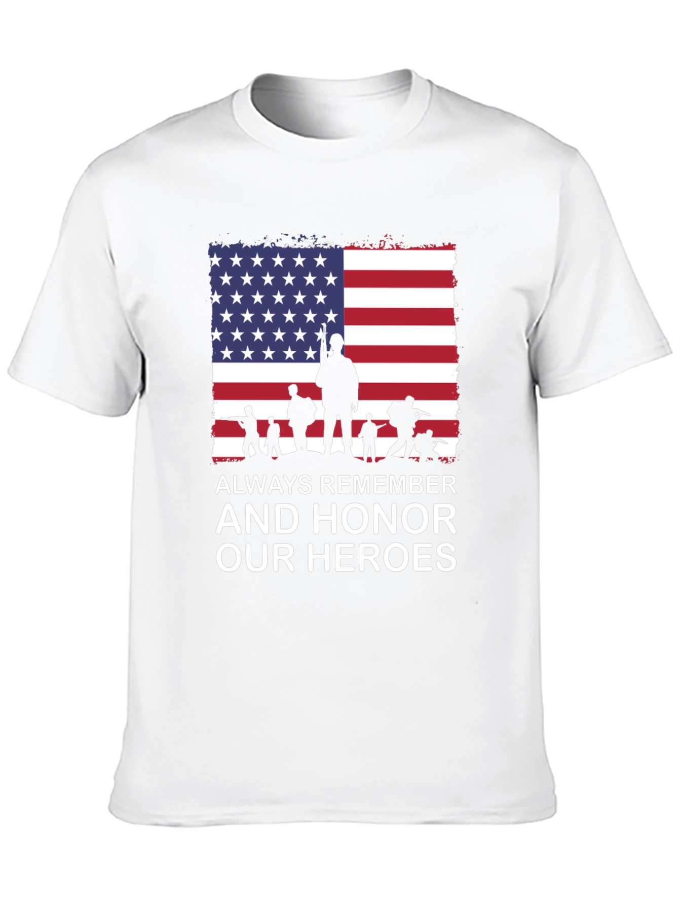 Always Remember Our Heroes Patriotic T-Shirt