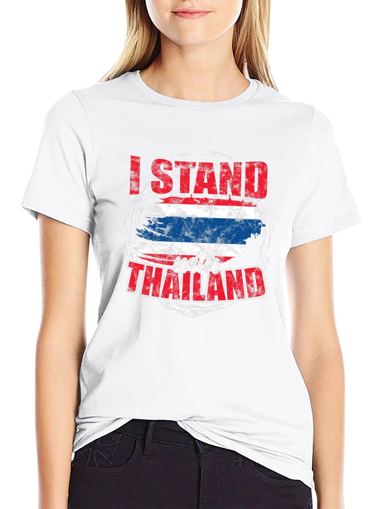 I Stand With Thailand Flag T-Shirt