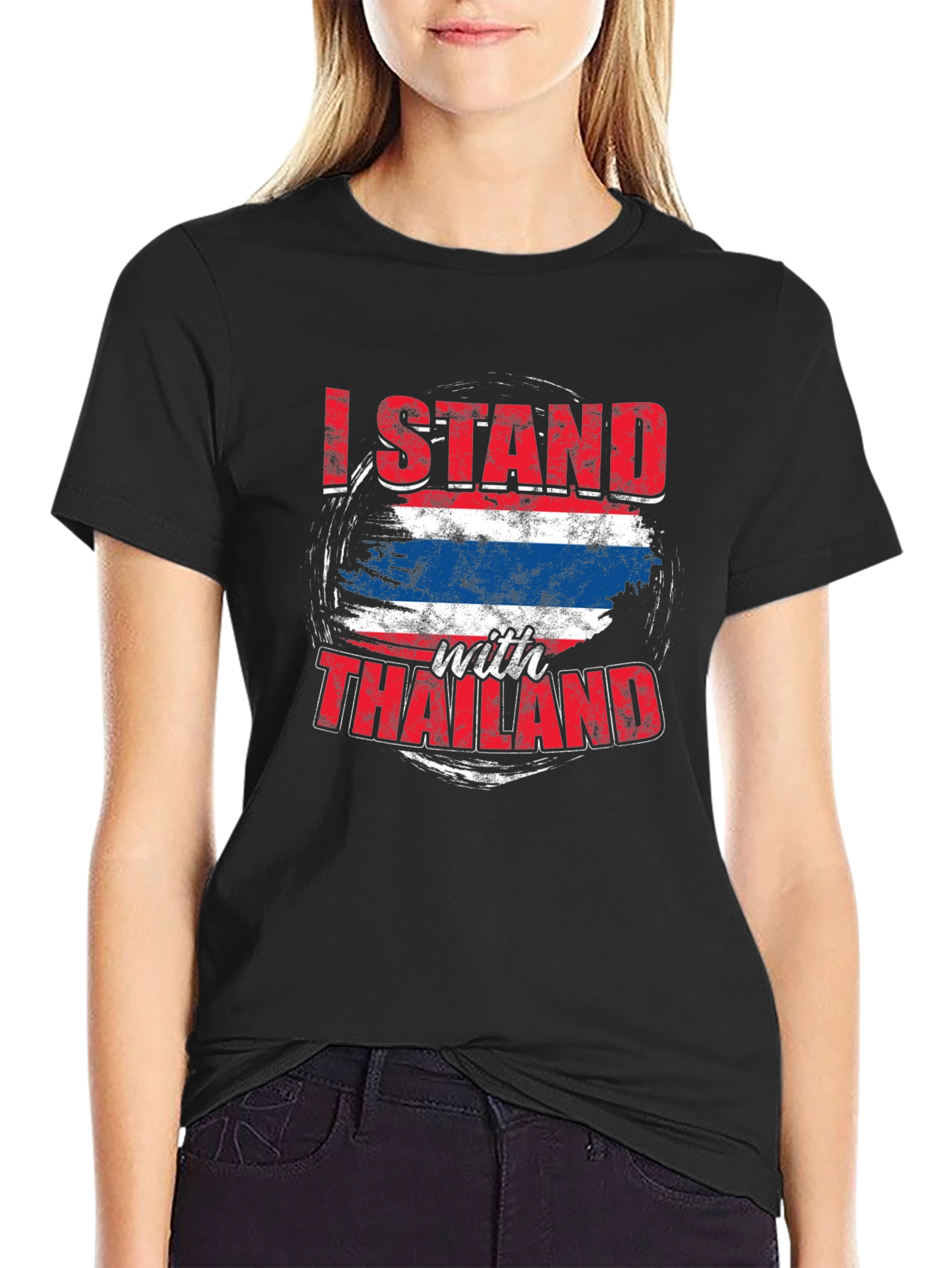 I Stand With Thailand Flag T-Shirt