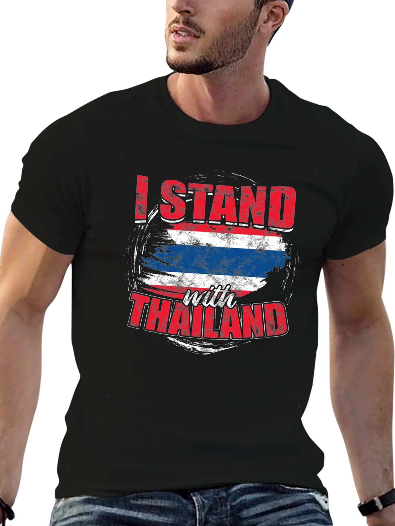 I Stand With Thailand Flag T-Shirt