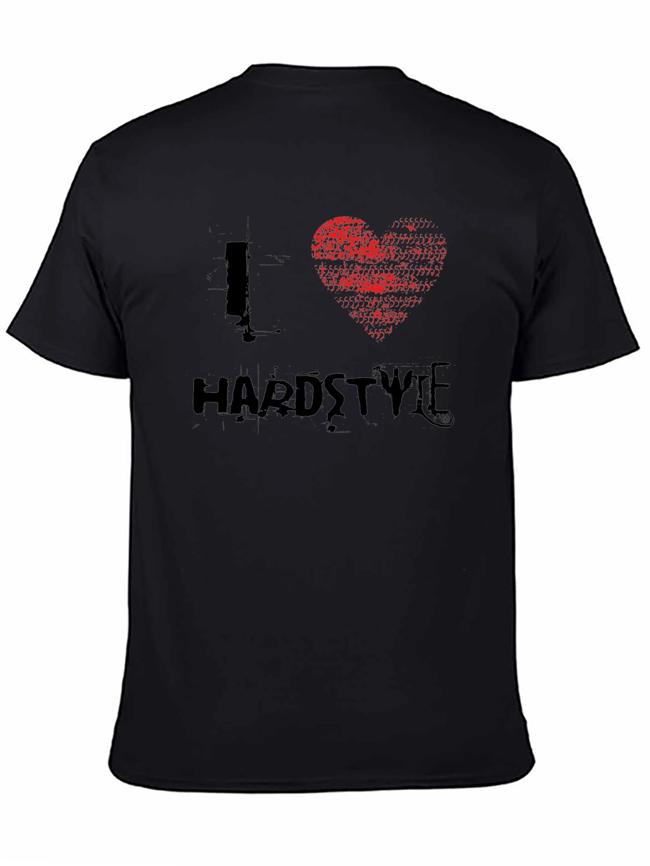 I Heart Hardstyle Black Graphic Tee