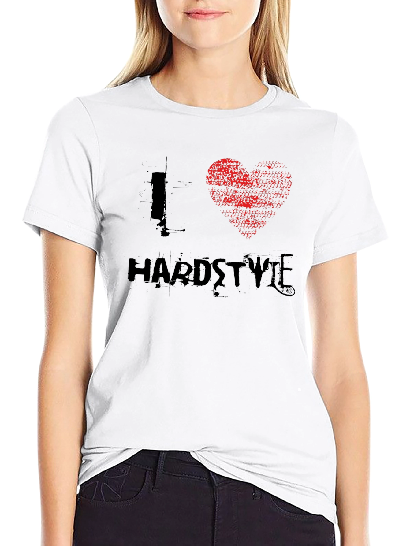 I Heart Hardstyle Black Graphic Tee
