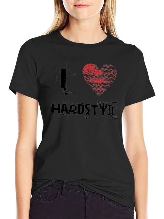 I Heart Hardstyle Black Graphic Tee