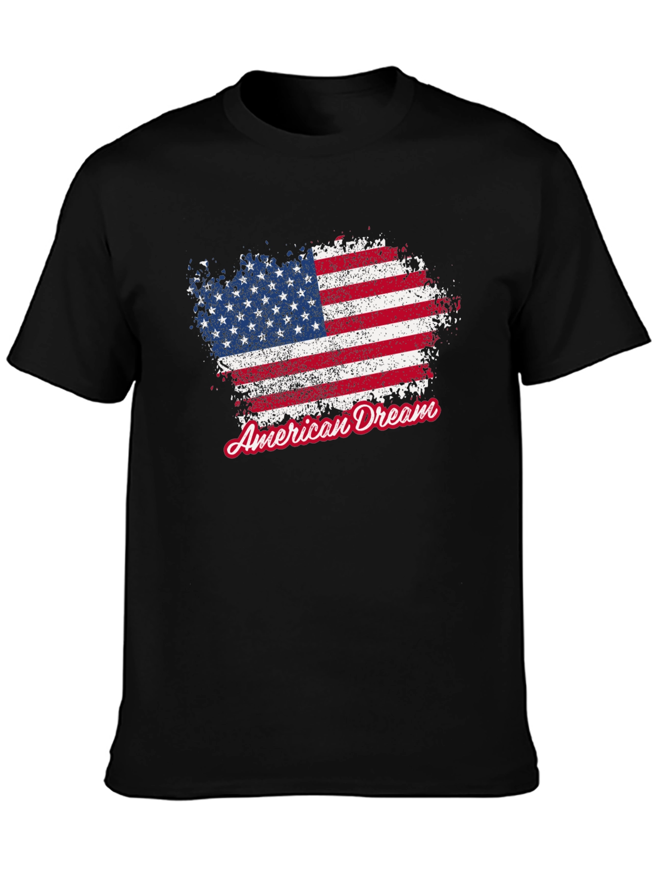 American Dream USA Flag Graphic T-Shirt