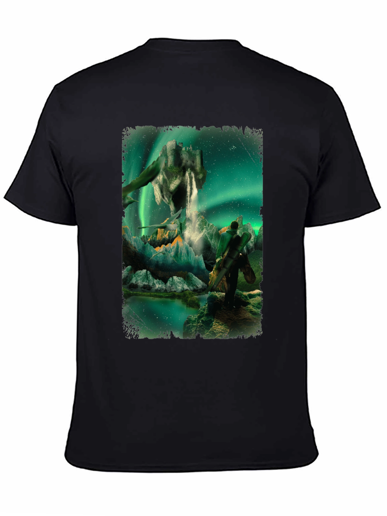 Aurora Fantasy T-Shirt - Surreal Landscape Design