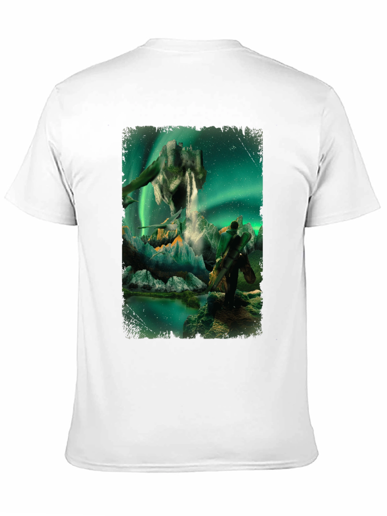 Aurora Fantasy T-Shirt - Surreal Landscape Design