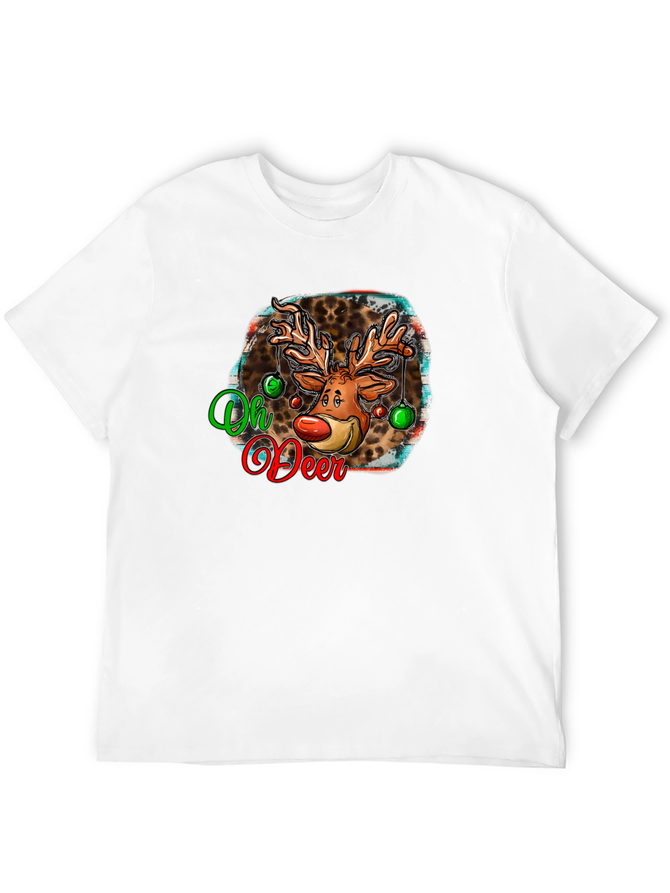 Oh Deer Christmas Graphic T-Shirt
