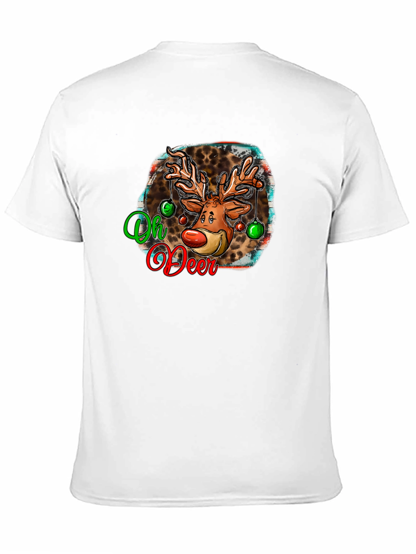 Oh Deer Christmas Graphic T-Shirt