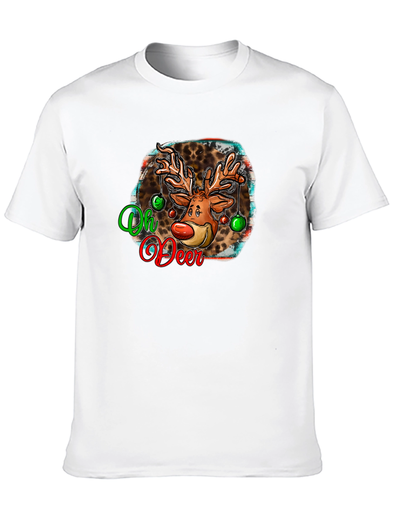 Oh Deer Christmas Graphic T-Shirt