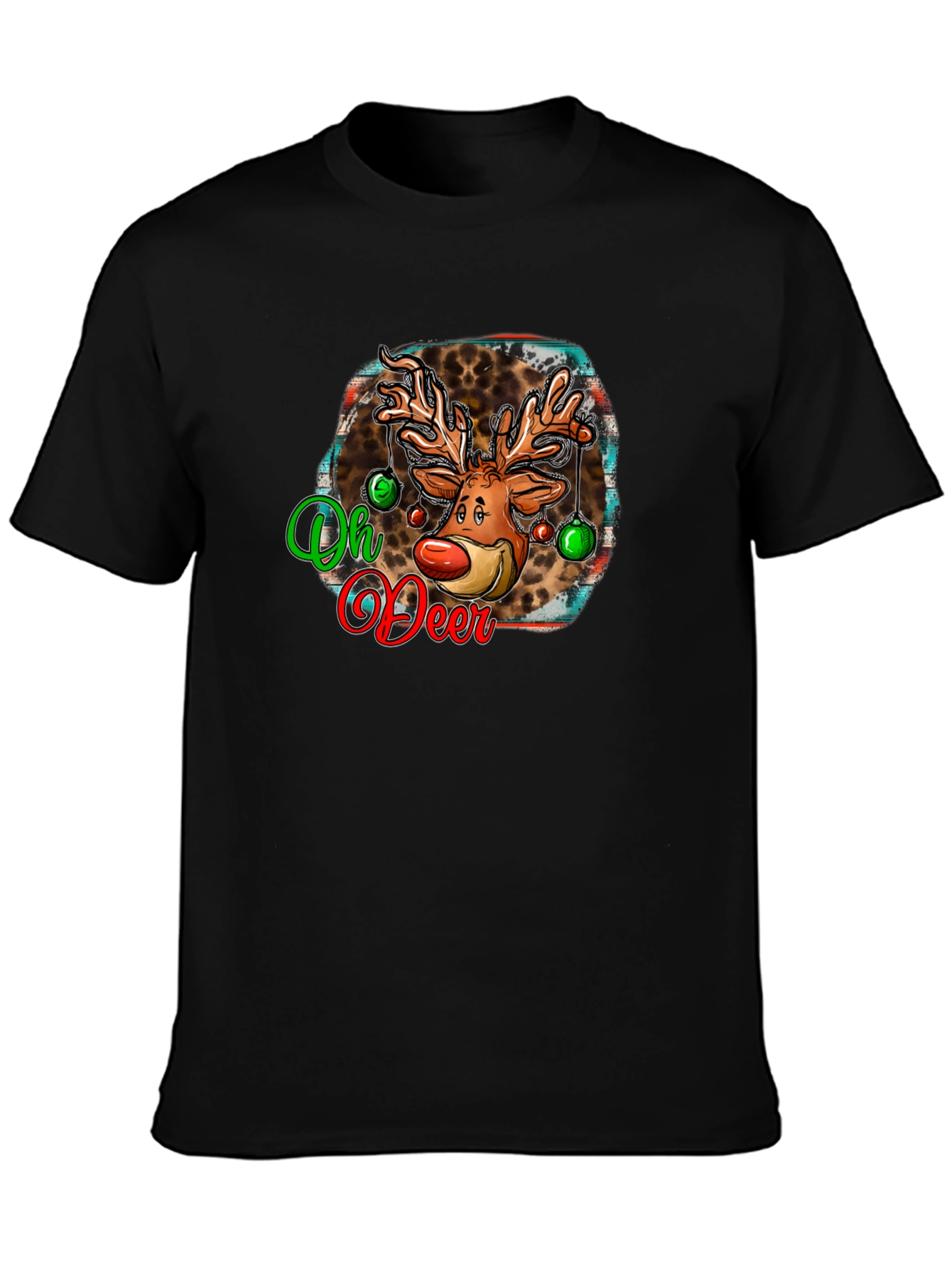 Oh Deer Christmas Graphic T-Shirt
