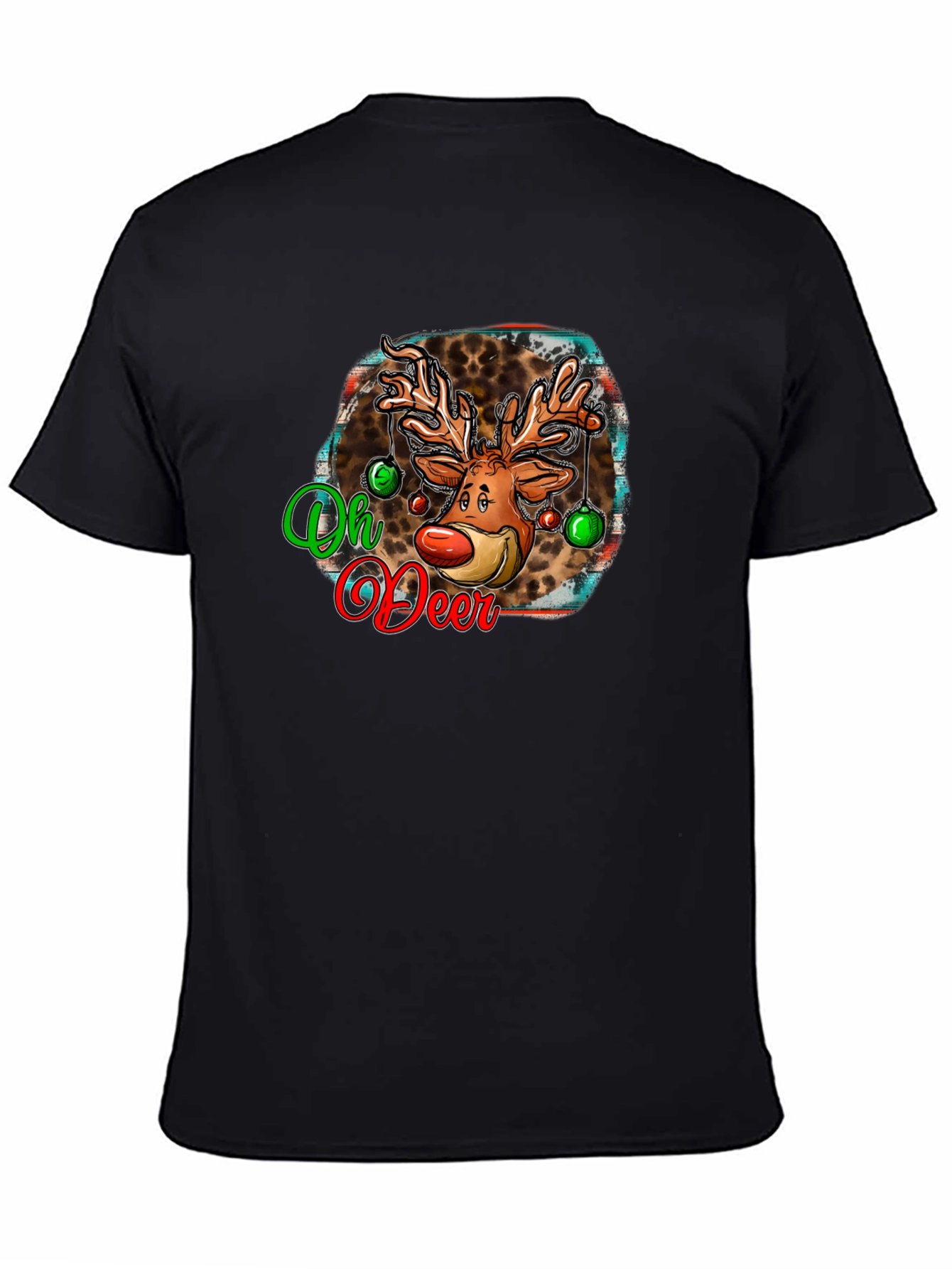 Oh Deer Christmas Graphic T-Shirt