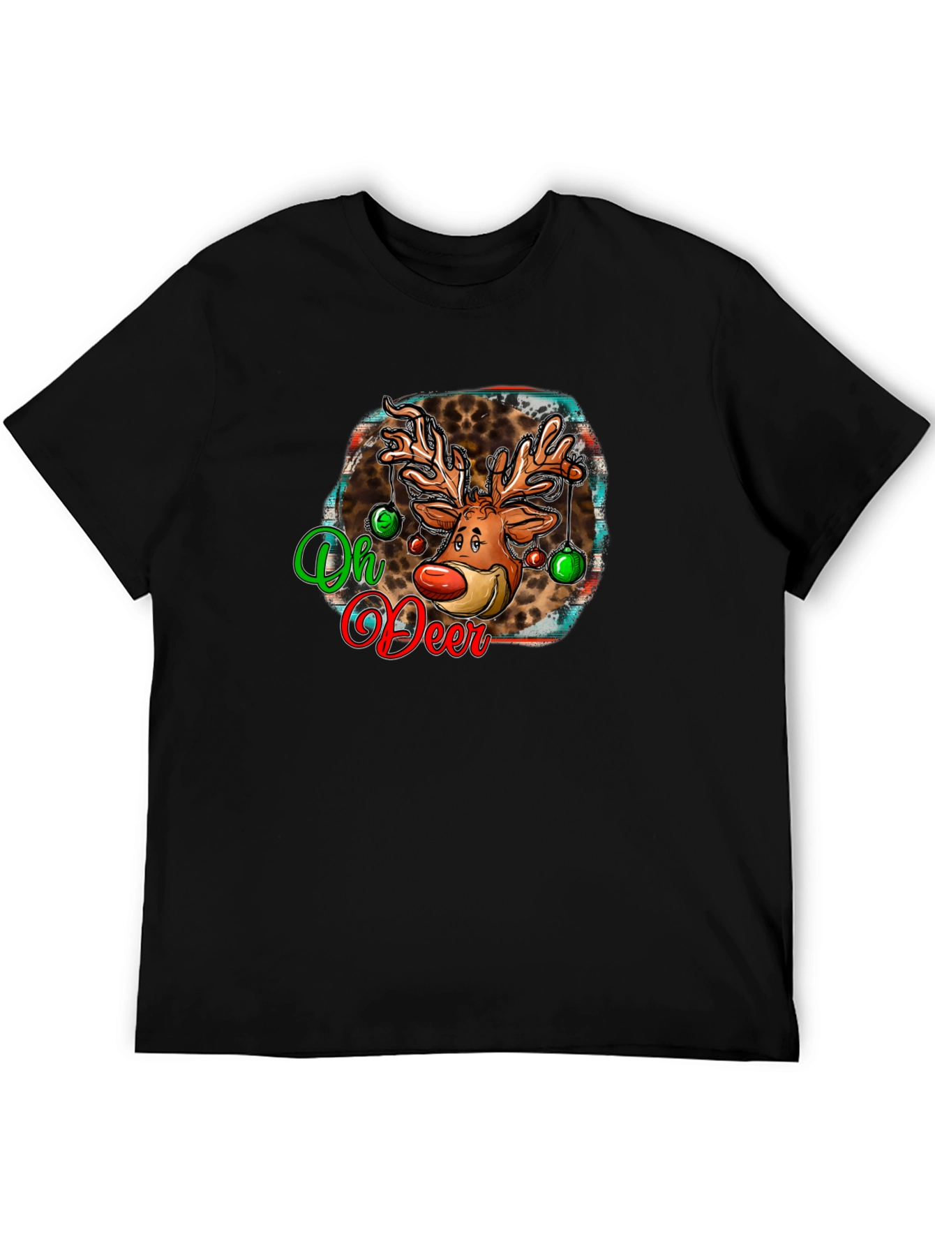 Oh Deer Christmas Graphic T-Shirt