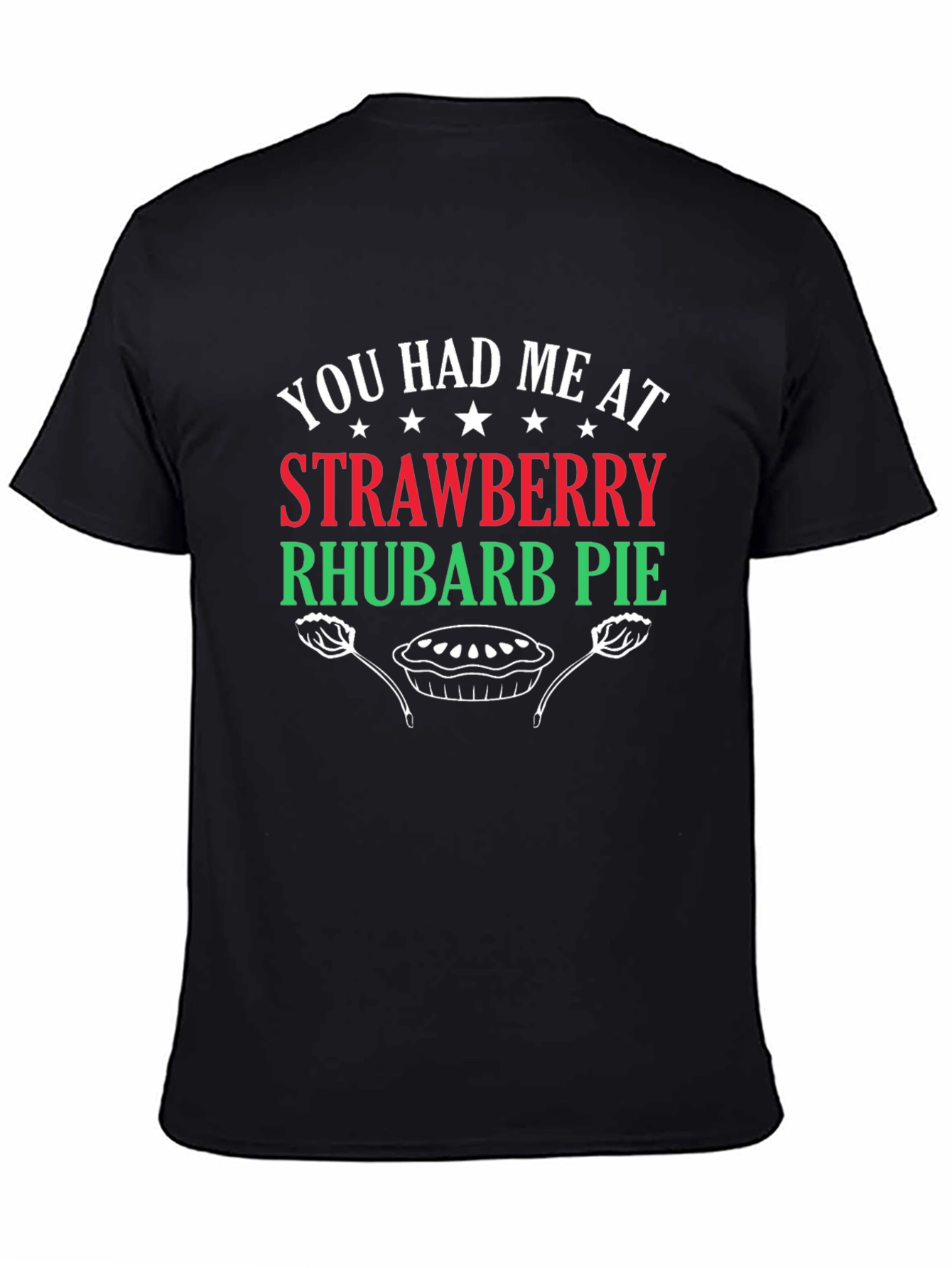 Strawberry Rhubarb Pie T-Shirt - Funny Foodie Tee
