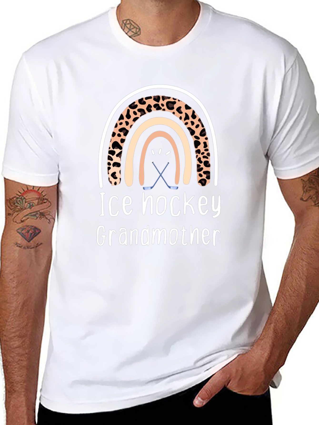 Ice Hockey Grandmother T-Shirt