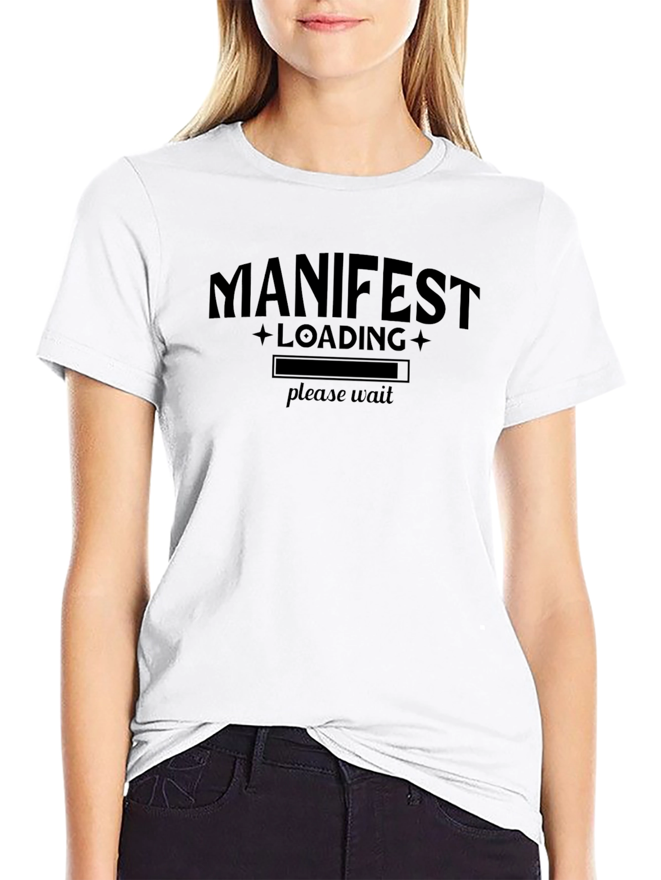 Manifest Loading Tee - Black Graphic T-Shirt