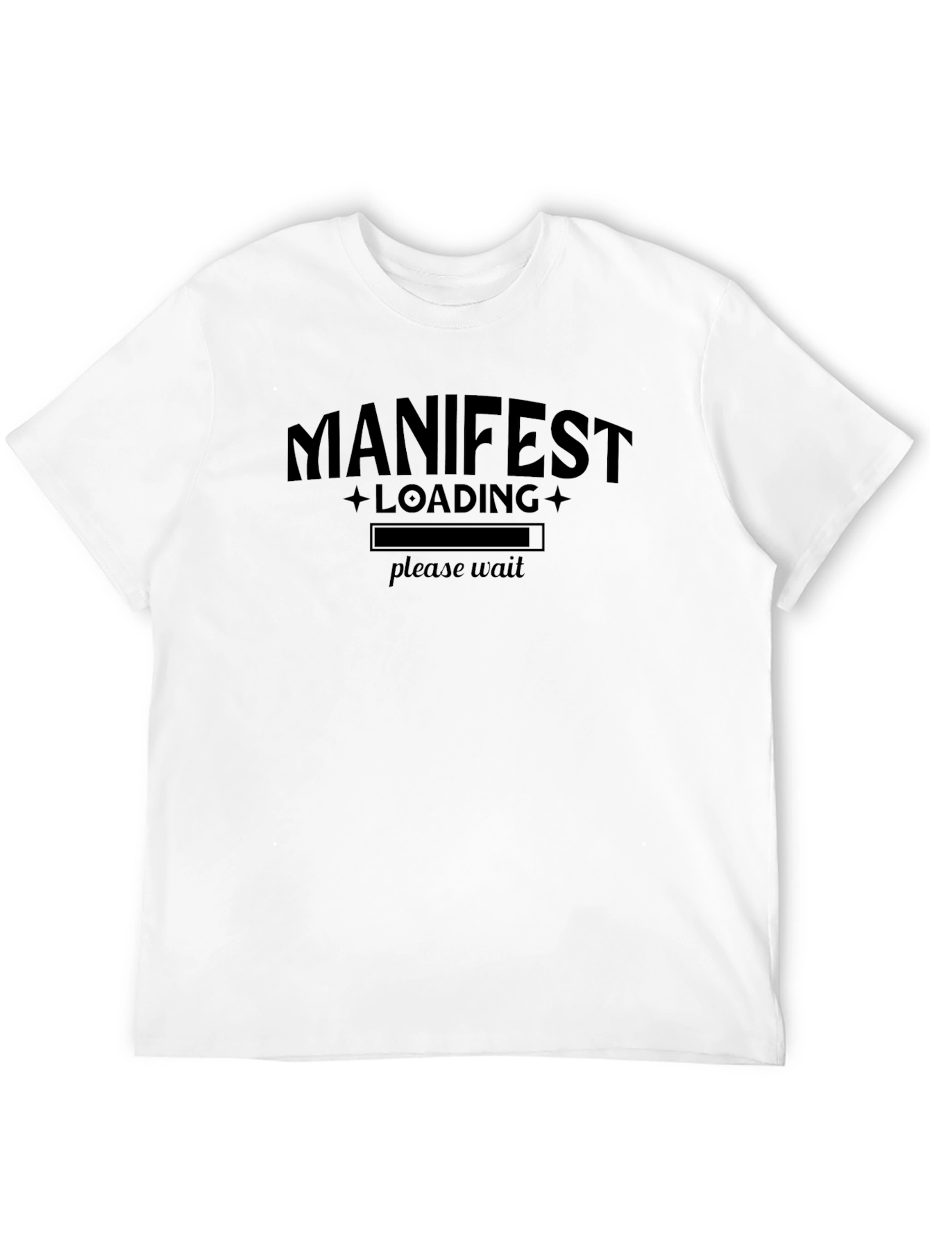 Manifest Loading Tee - Black Graphic T-Shirt