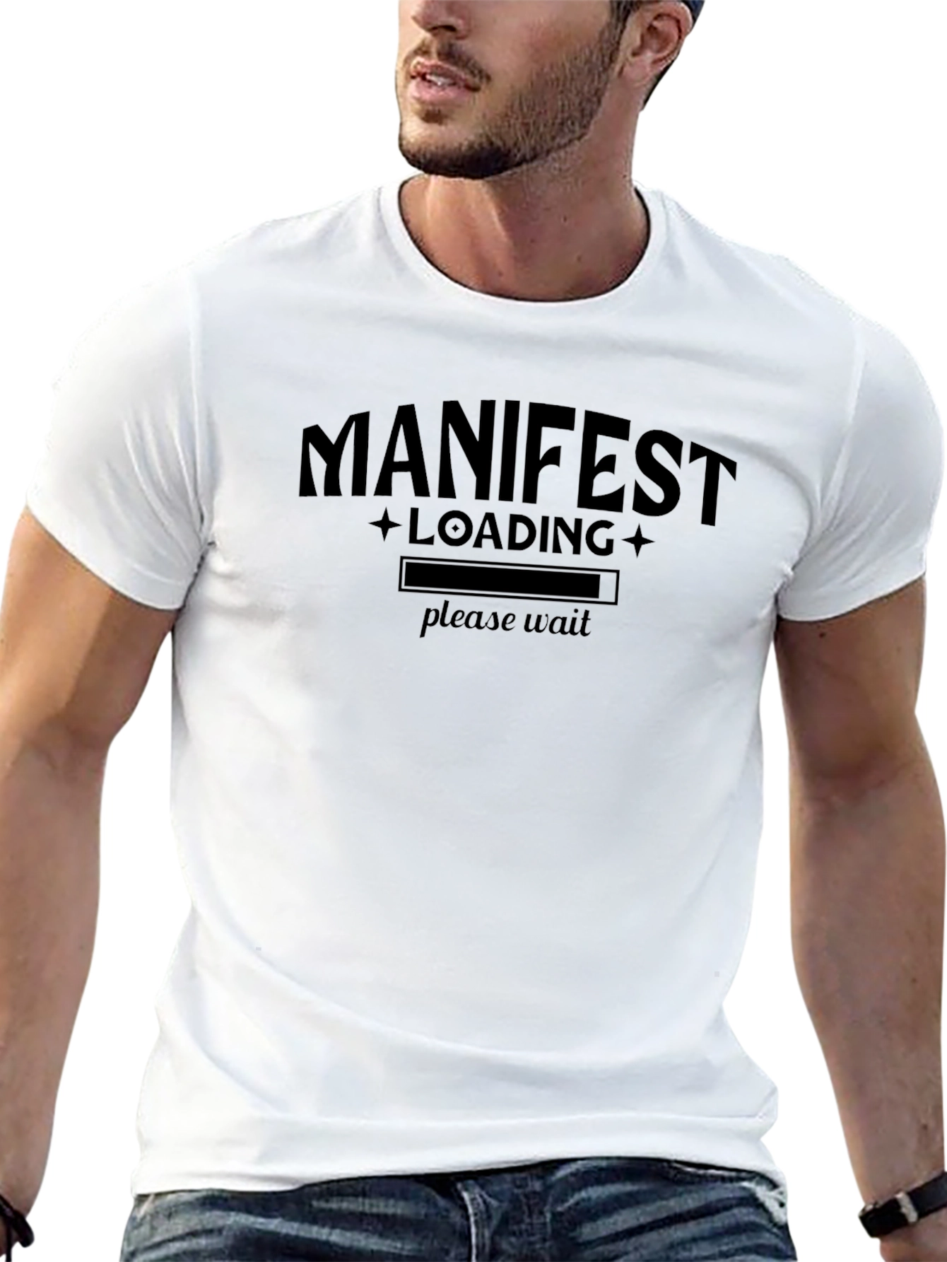 Manifest Loading Tee - Black Graphic T-Shirt