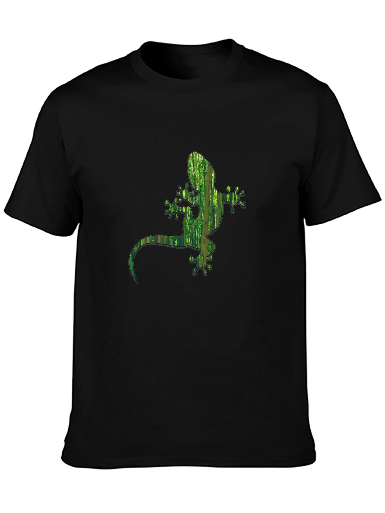Lizard Silhouette Graphic Tee - Urban Nature