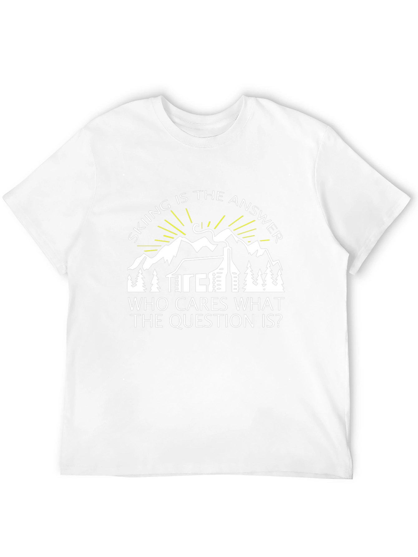 Skiing is the Answer T-Shirt