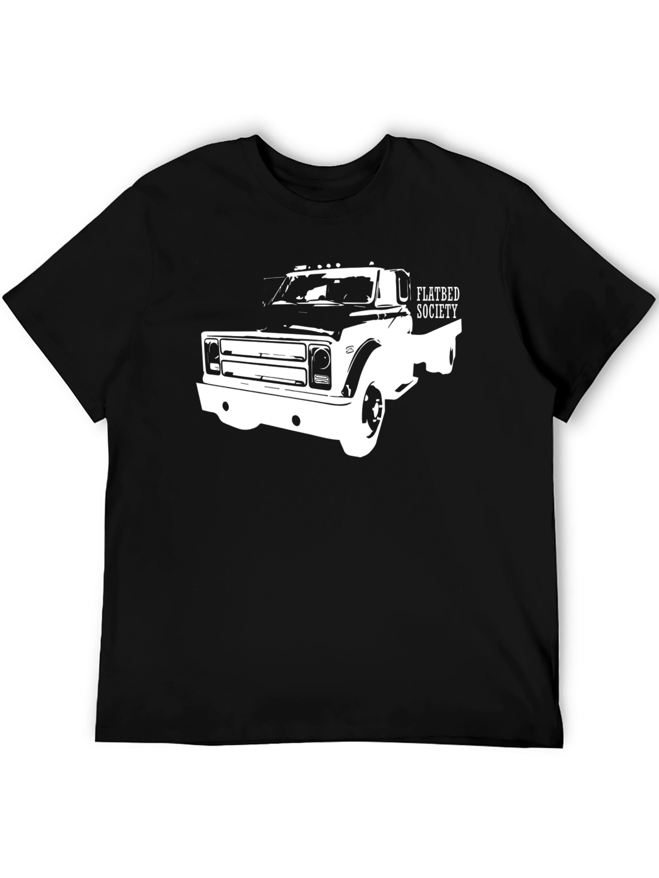 Flatbed Society Truck Graphic Tee - Black