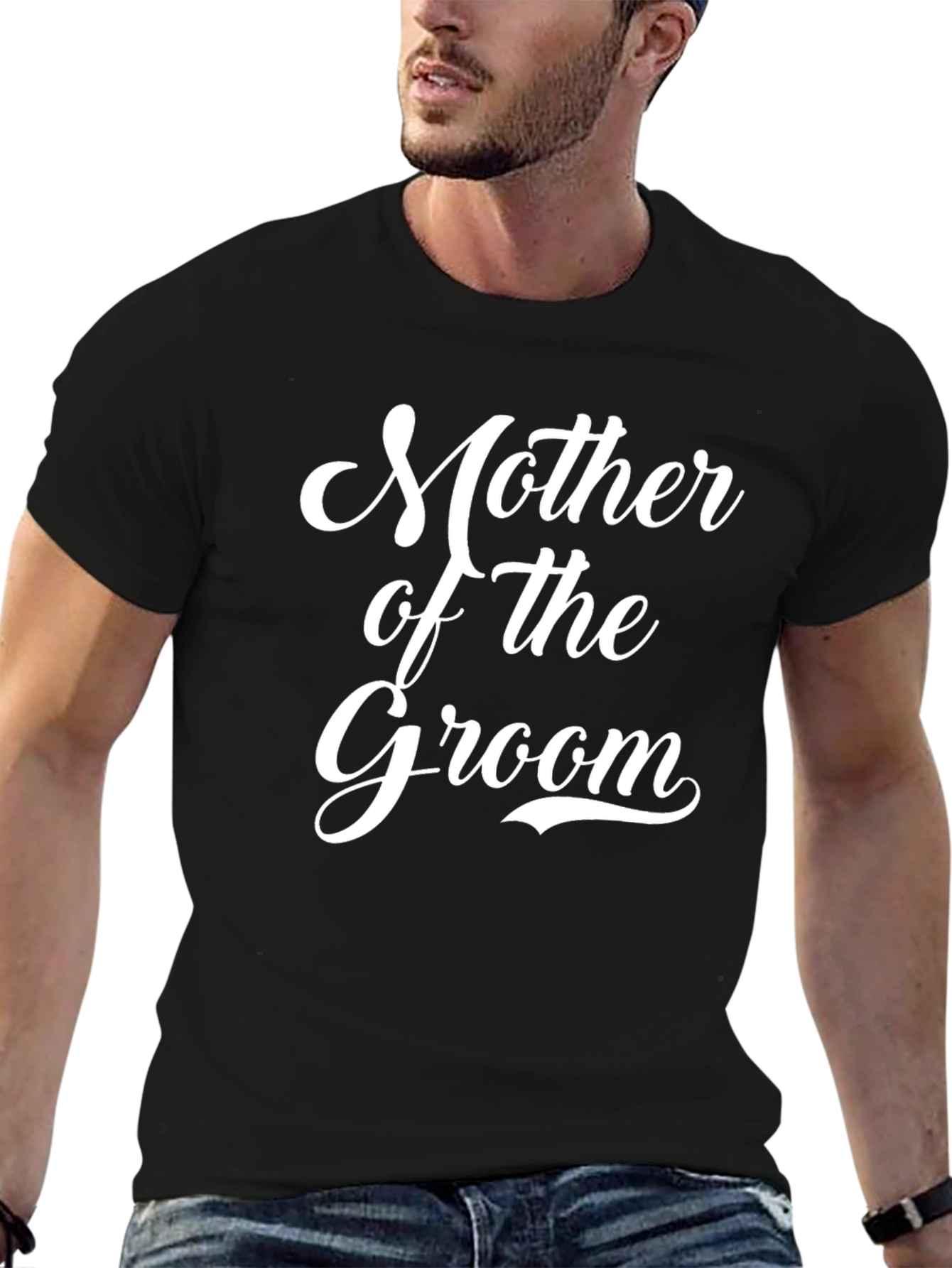 Mother of the Groom T-Shirt - Black Wedding Tee