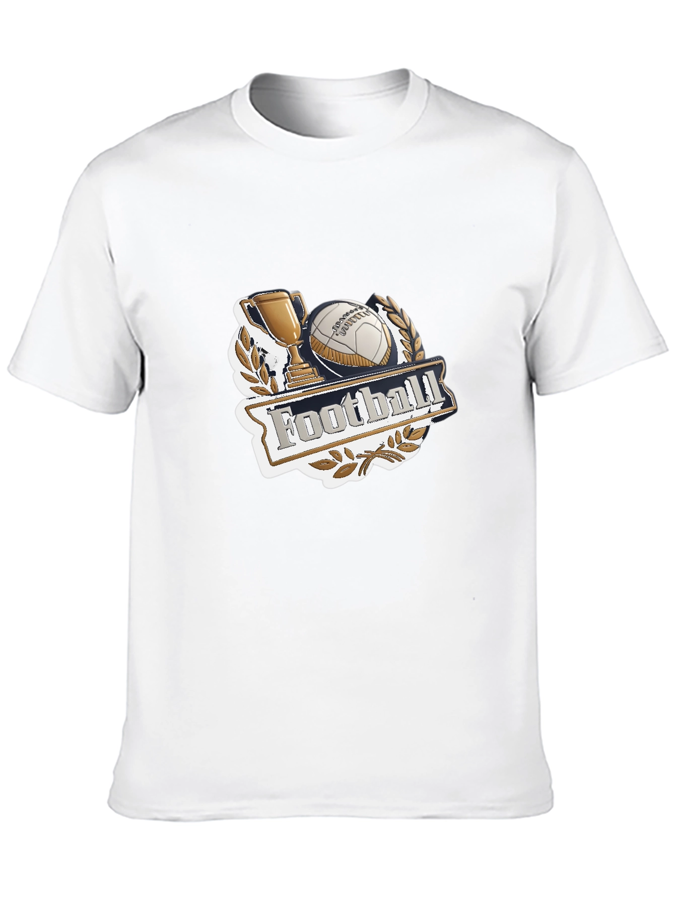 Football Champion Black T-Shirt