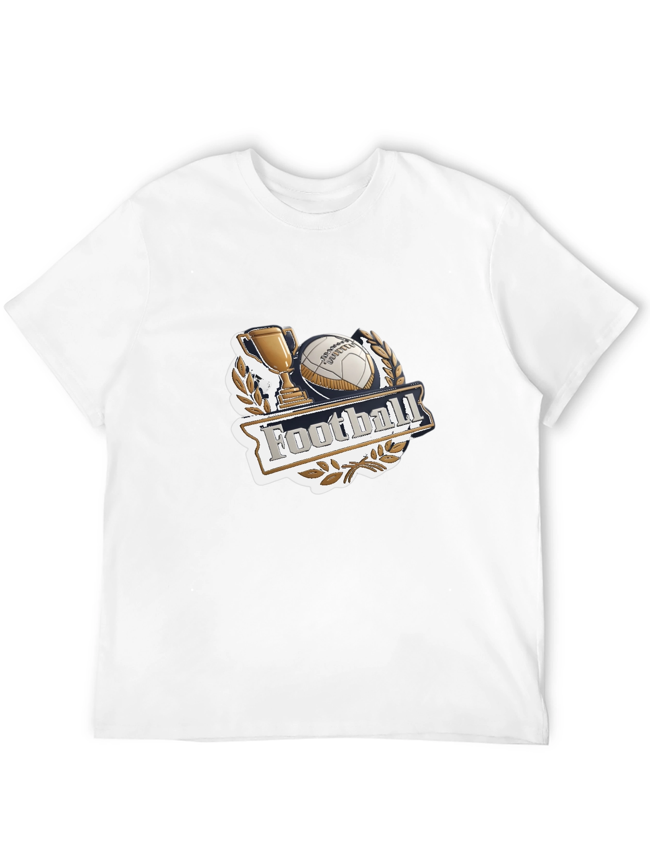 Football Champion Black T-Shirt