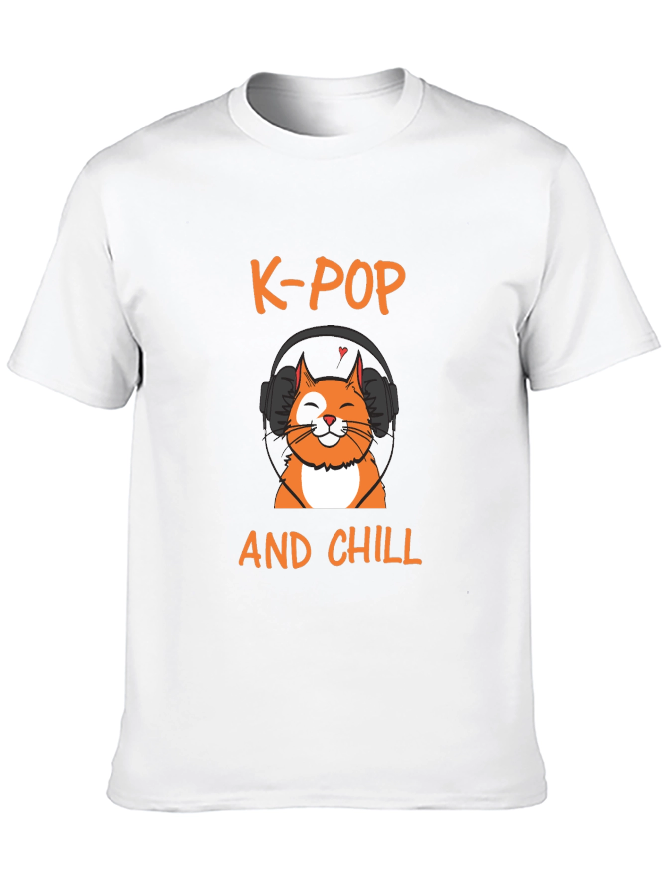 K-Pop and Chill T-Shirt - Cat Lover Edition