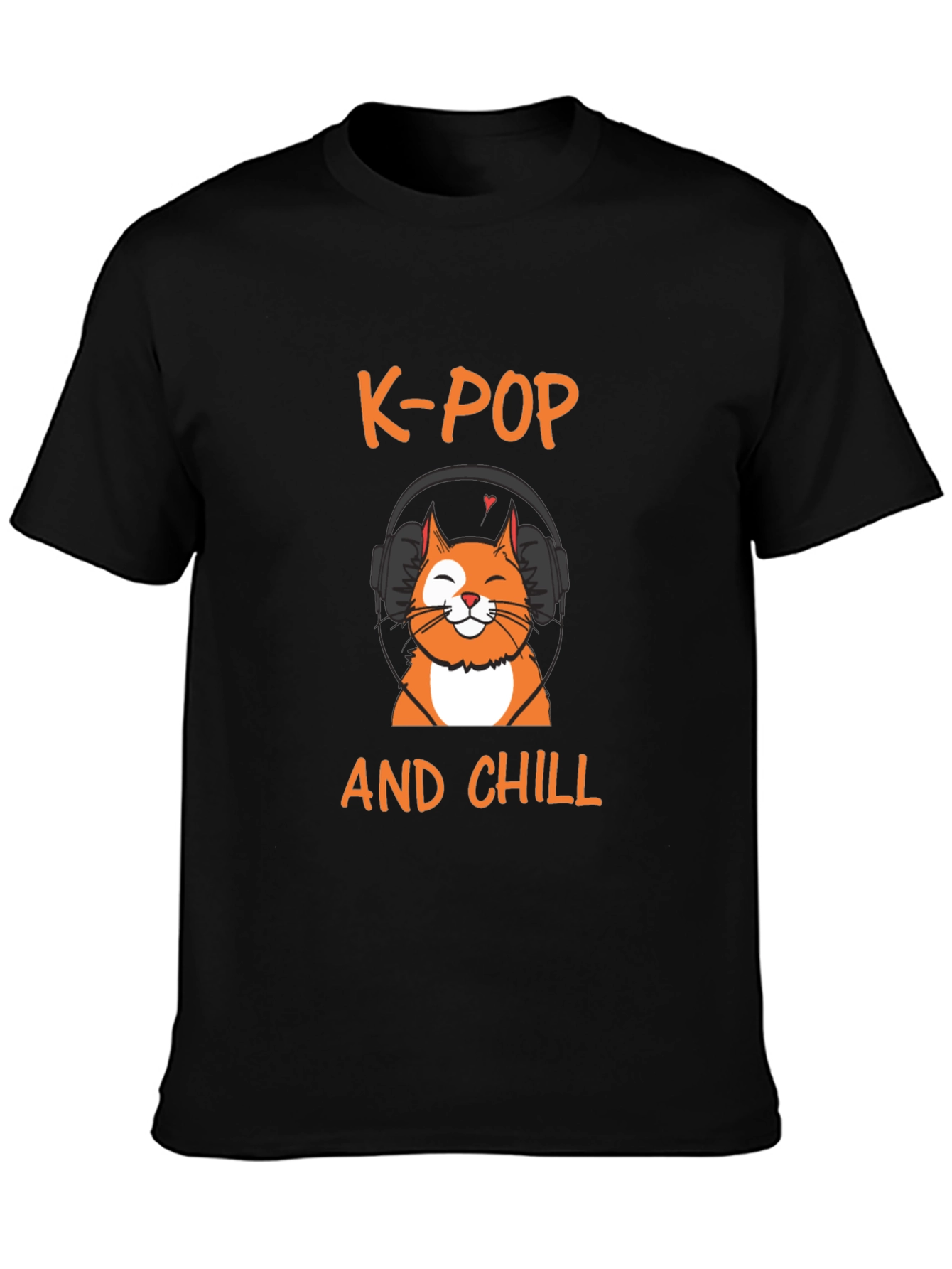 K-Pop and Chill T-Shirt - Cat Lover Edition