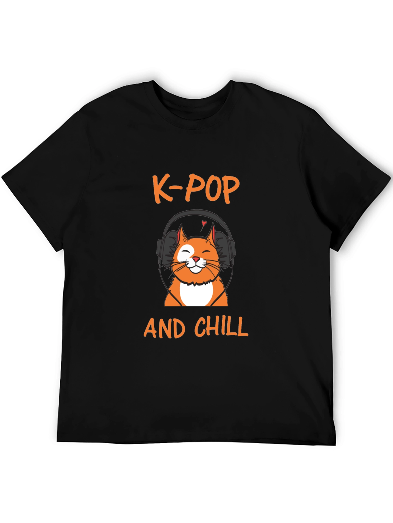 K-Pop and Chill T-Shirt - Cat Lover Edition
