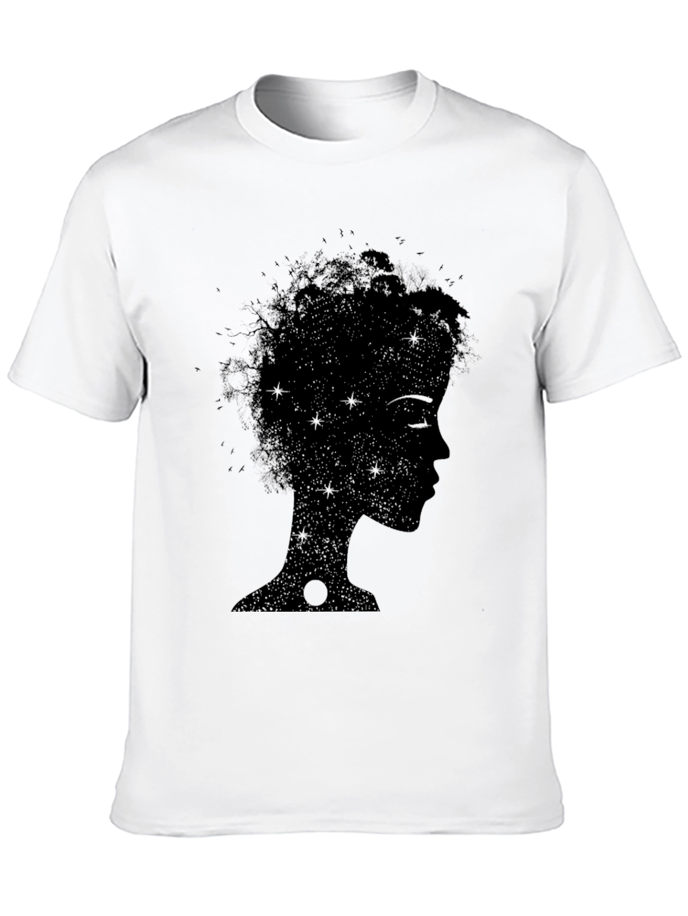 Silhouette Stardust Tee - Modern Graphic Print