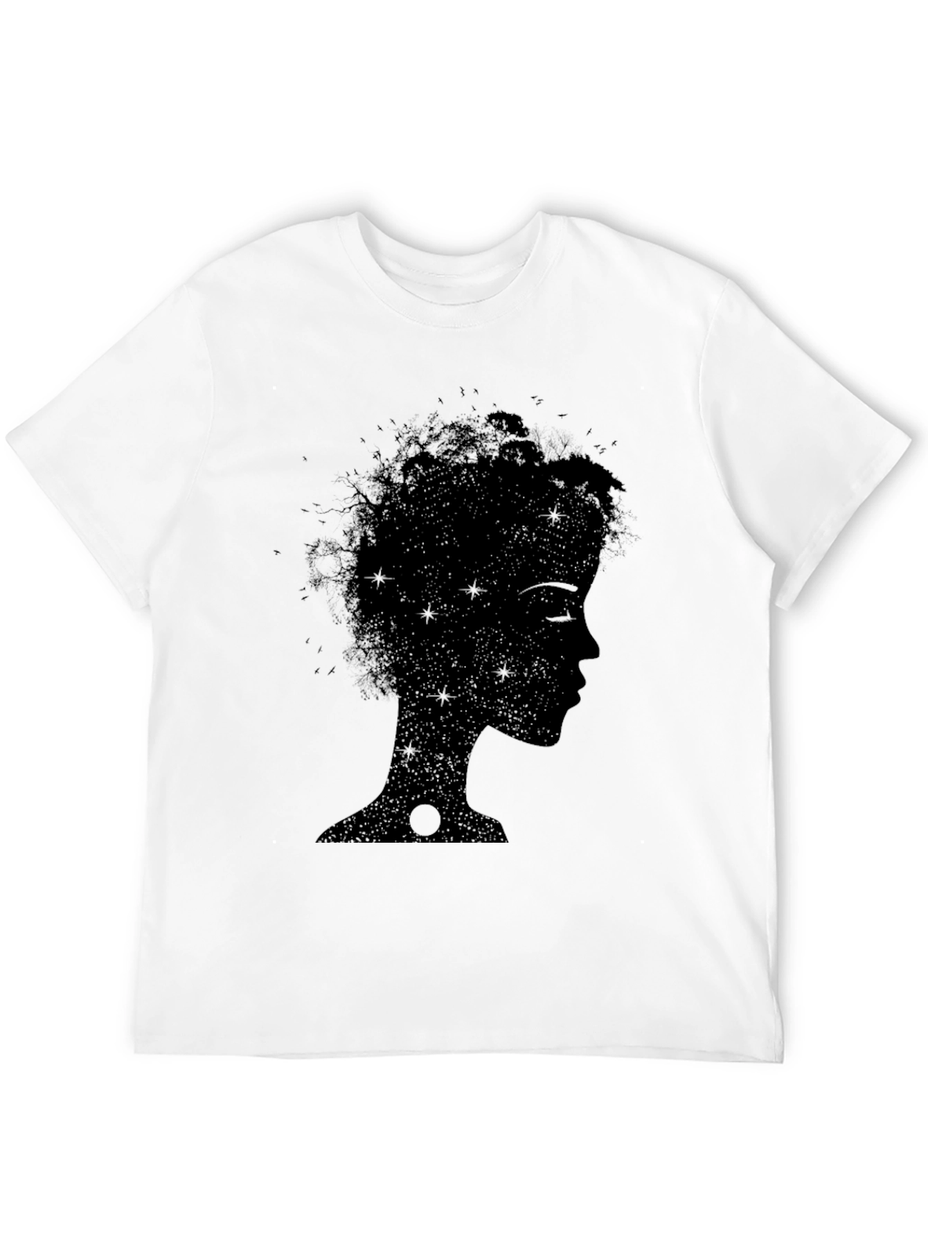 Silhouette Stardust Tee - Modern Graphic Print