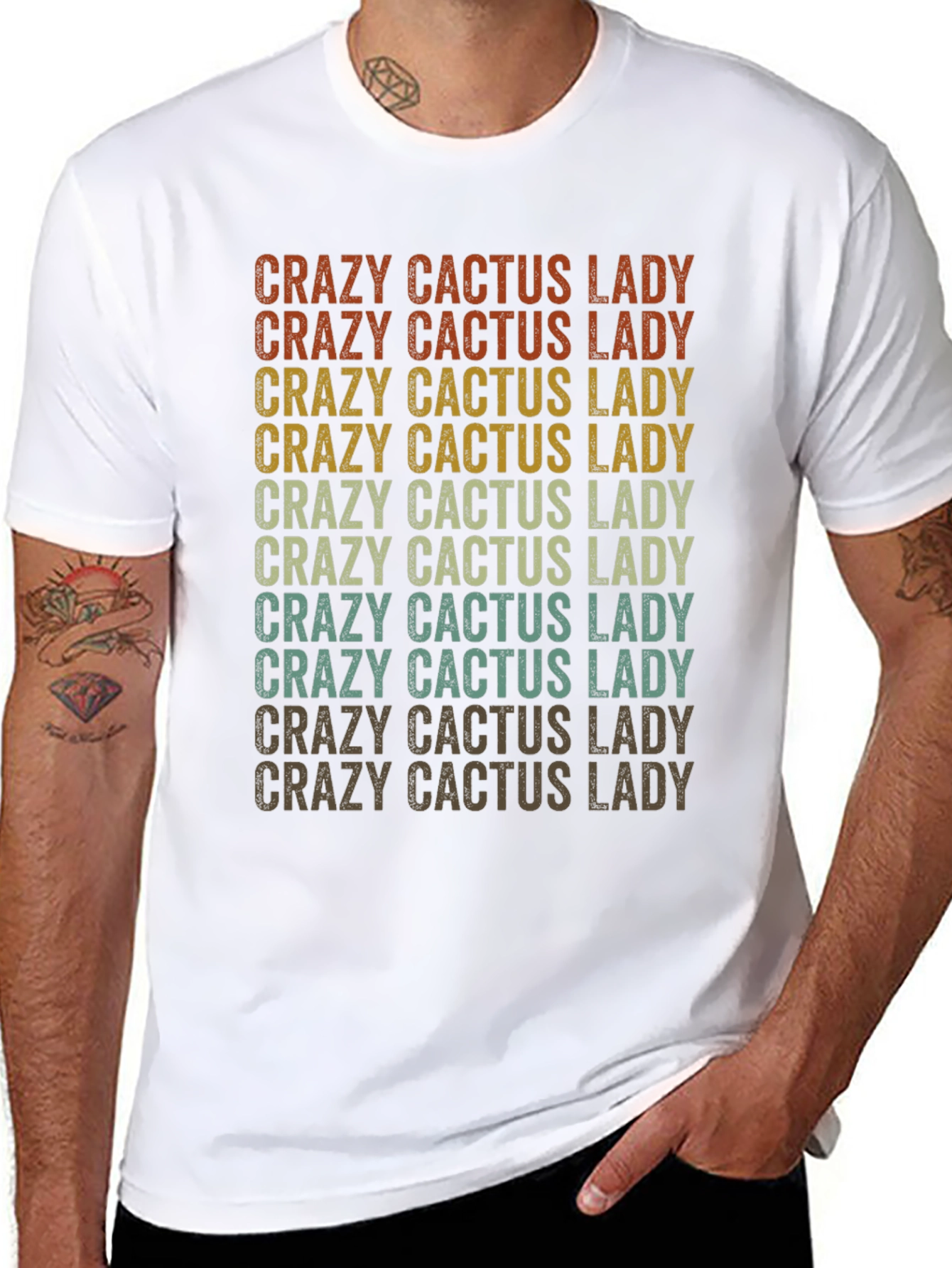 Crazy Cactus Lady Graphic Tee