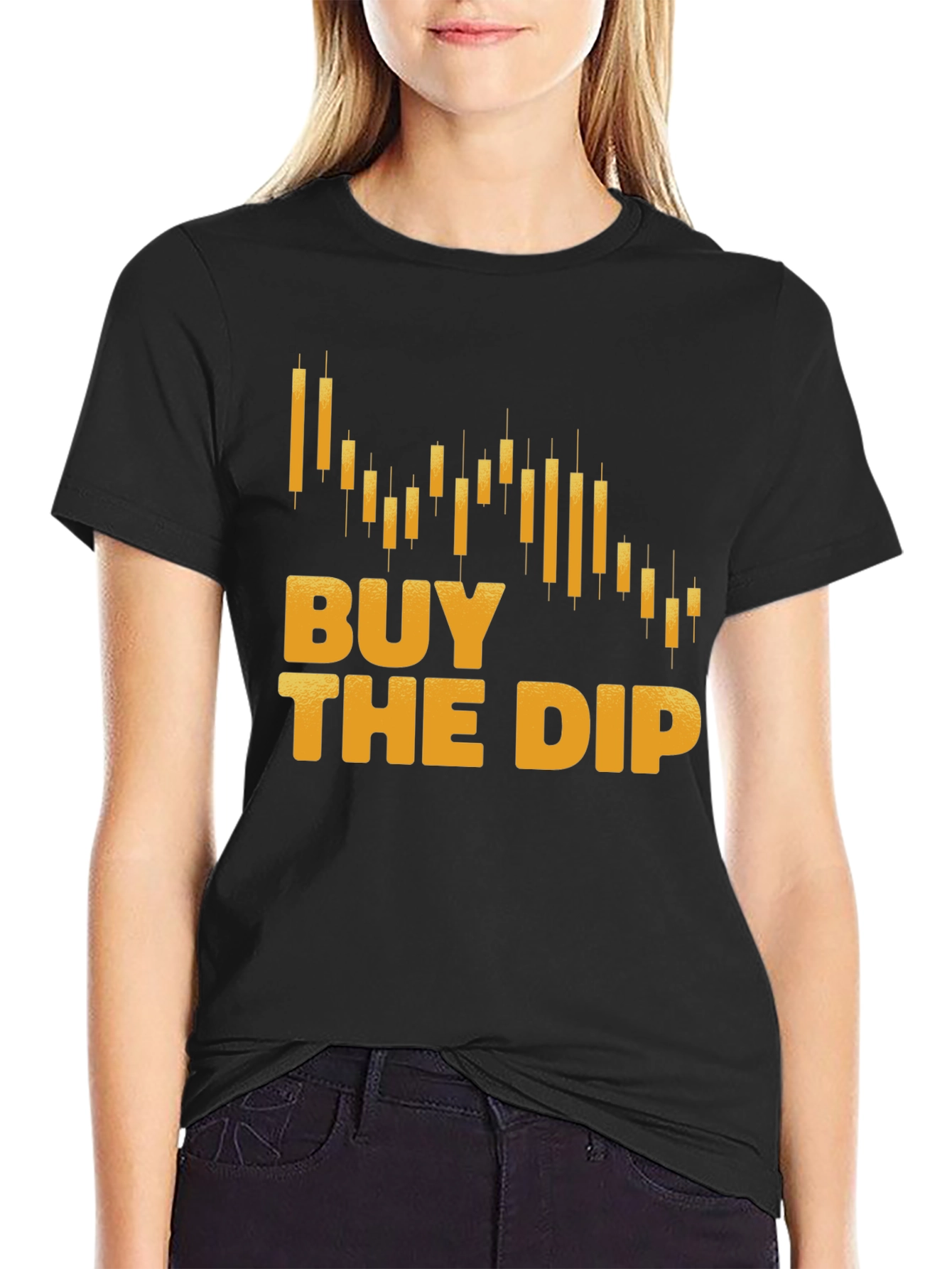Buy The Dip Stock Market Graphic Tee