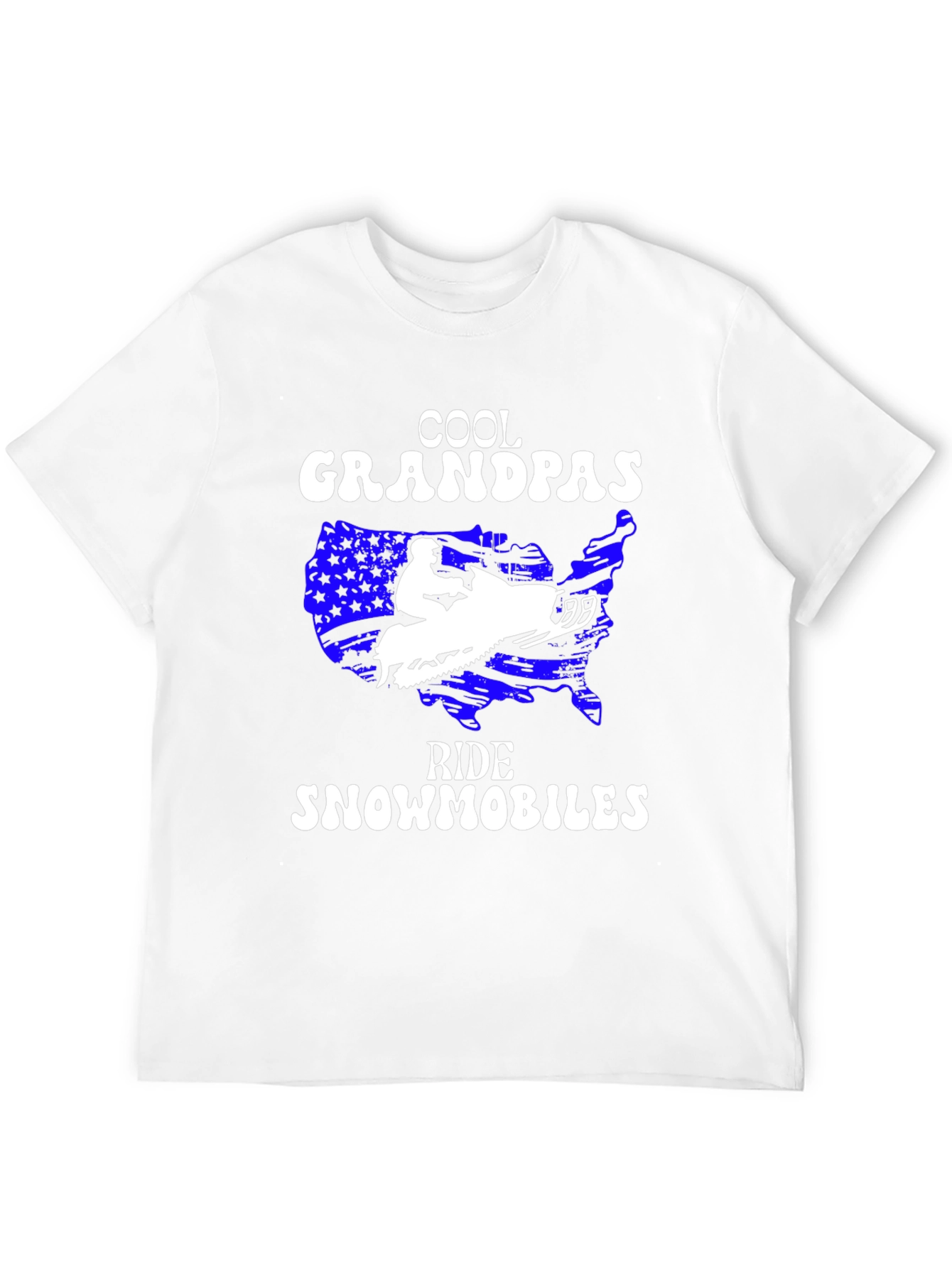 Cool Grandpas Ride Snowmobiles T-Shirt