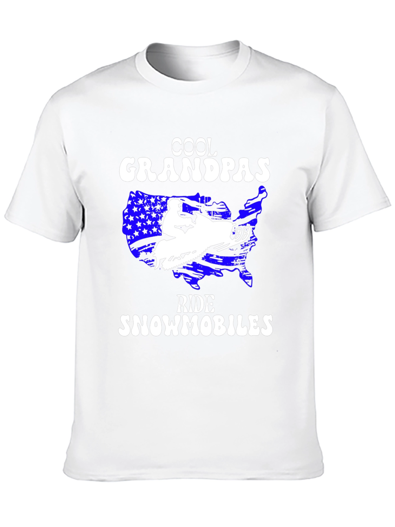 Cool Grandpas Ride Snowmobiles T-Shirt