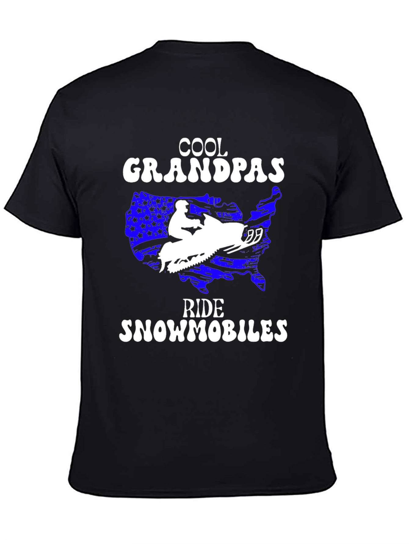 Cool Grandpas Ride Snowmobiles T-Shirt