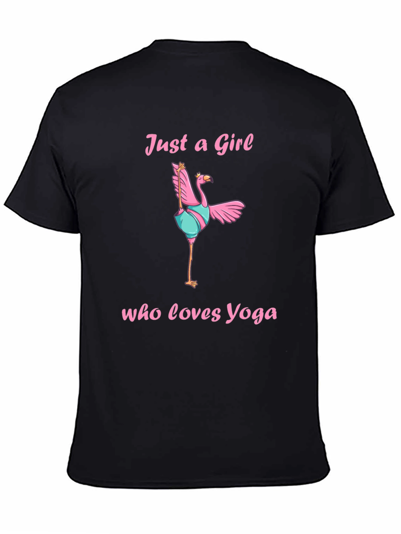 Yoga Flamingo Graphic T-Shirt