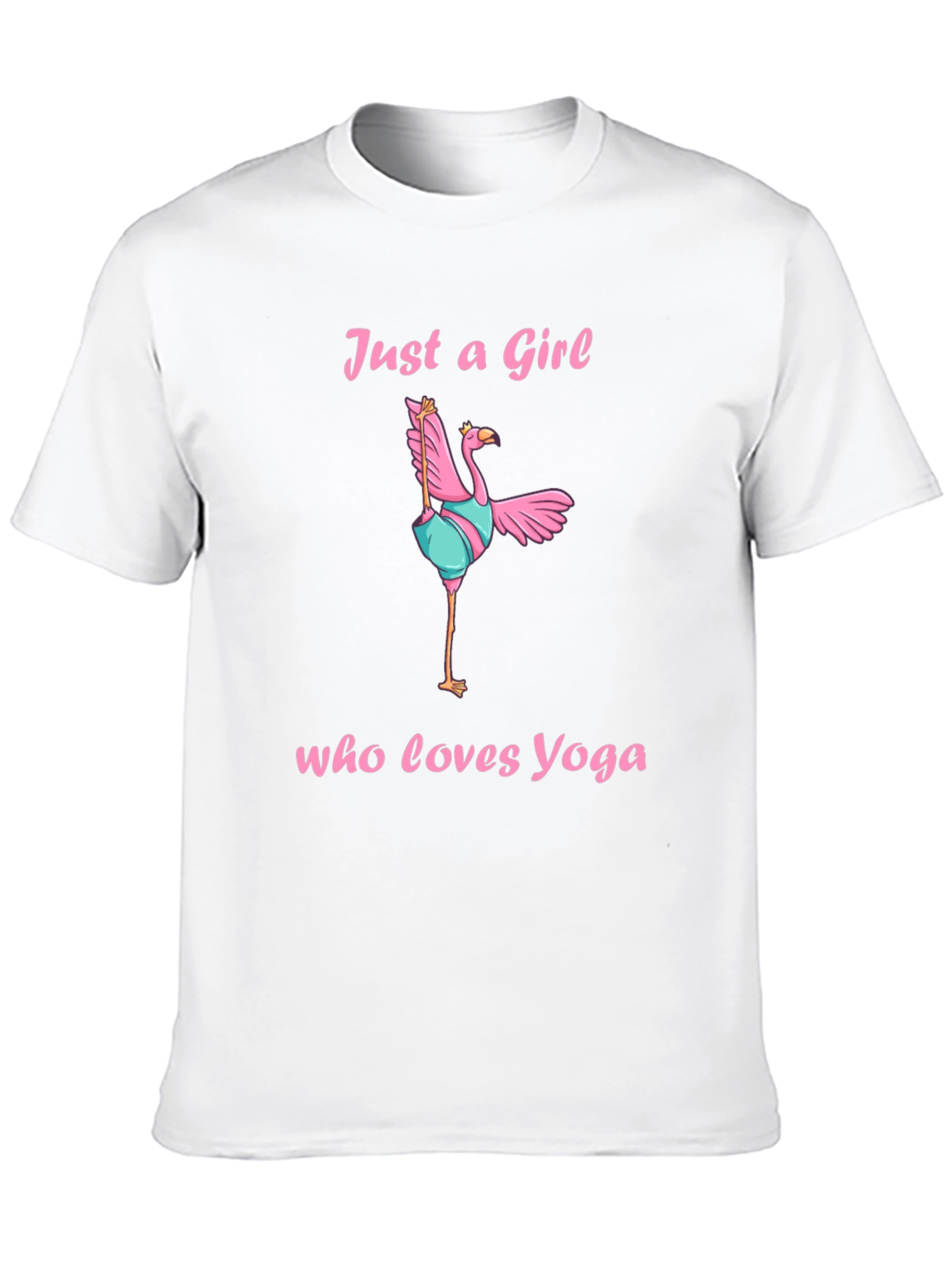 Yoga Flamingo Graphic T-Shirt