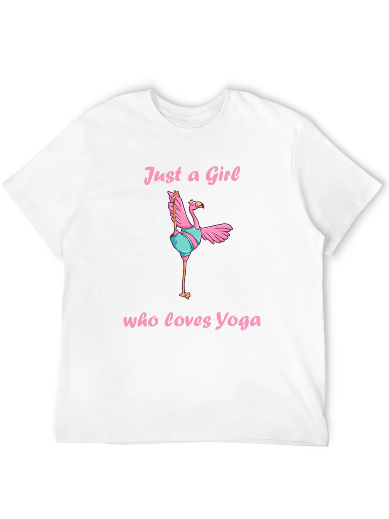 Yoga Flamingo Graphic T-Shirt