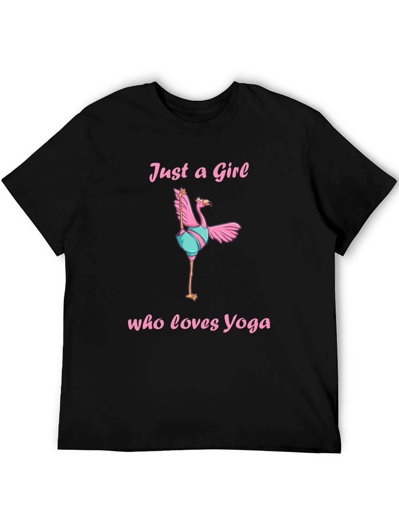 Yoga Flamingo Graphic T-Shirt