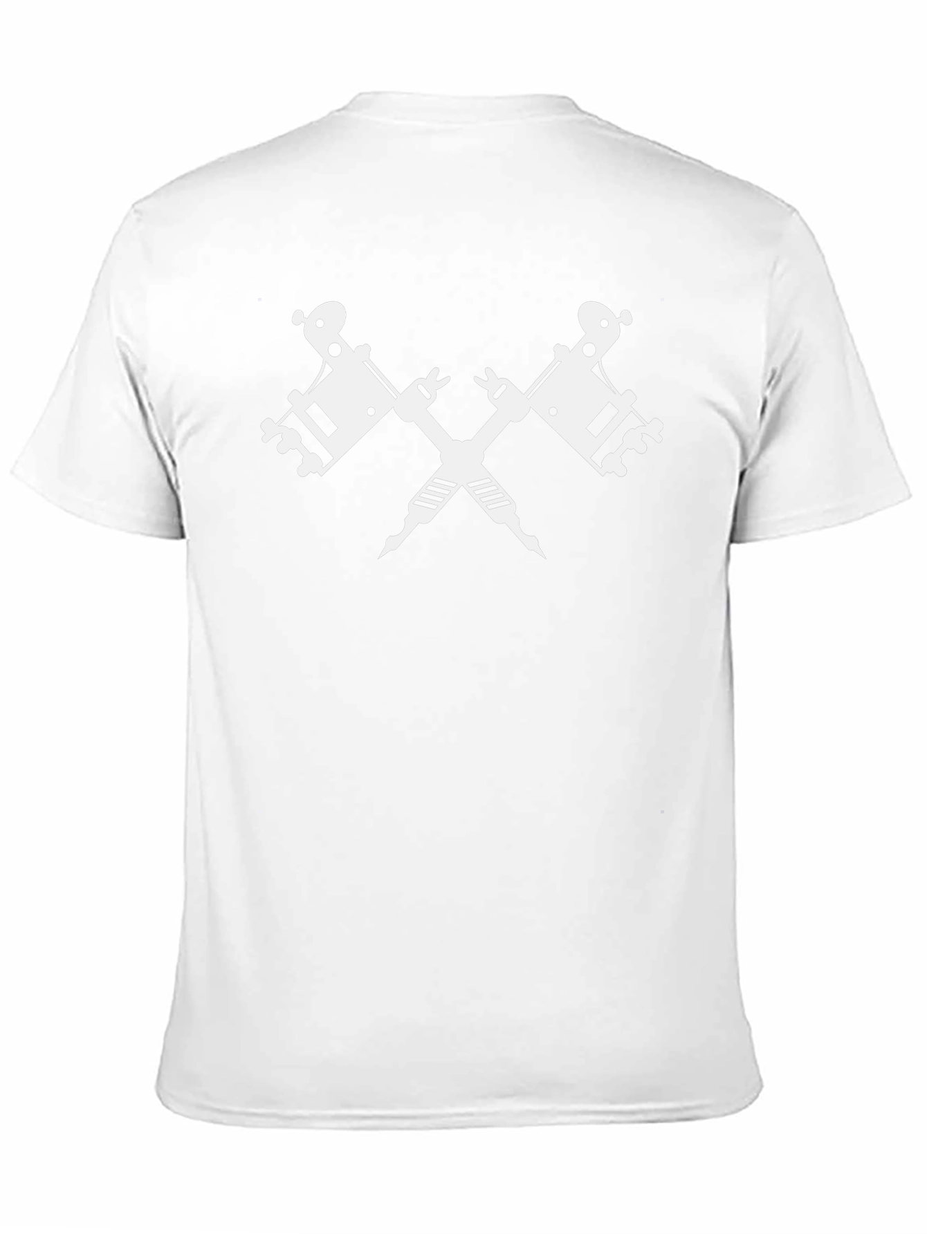 Tattoo Machine Graphic Tee - Black Cotton T-Shirt