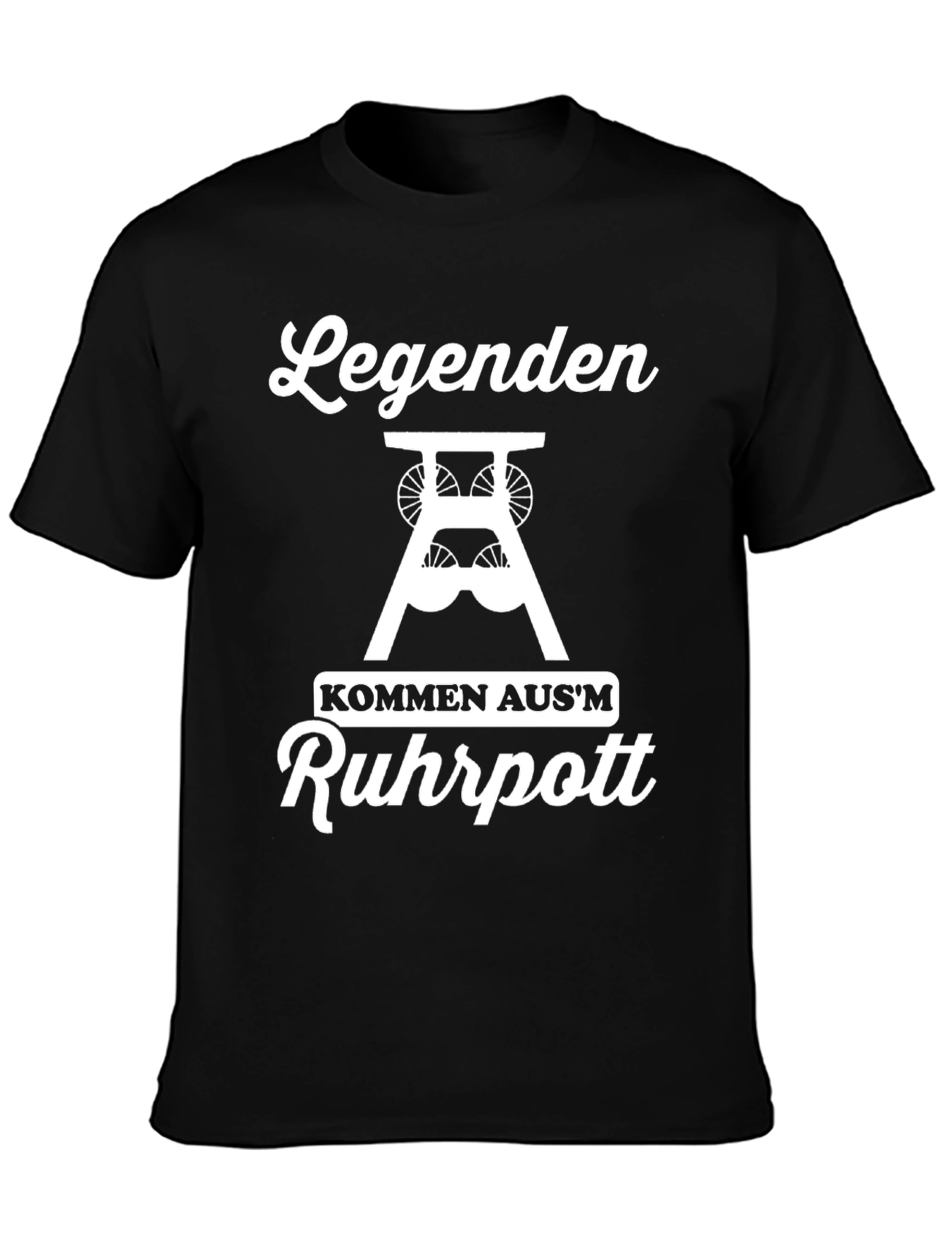 Legends Ruhrpott T-Shirt - Classic German Coal Miner Tee