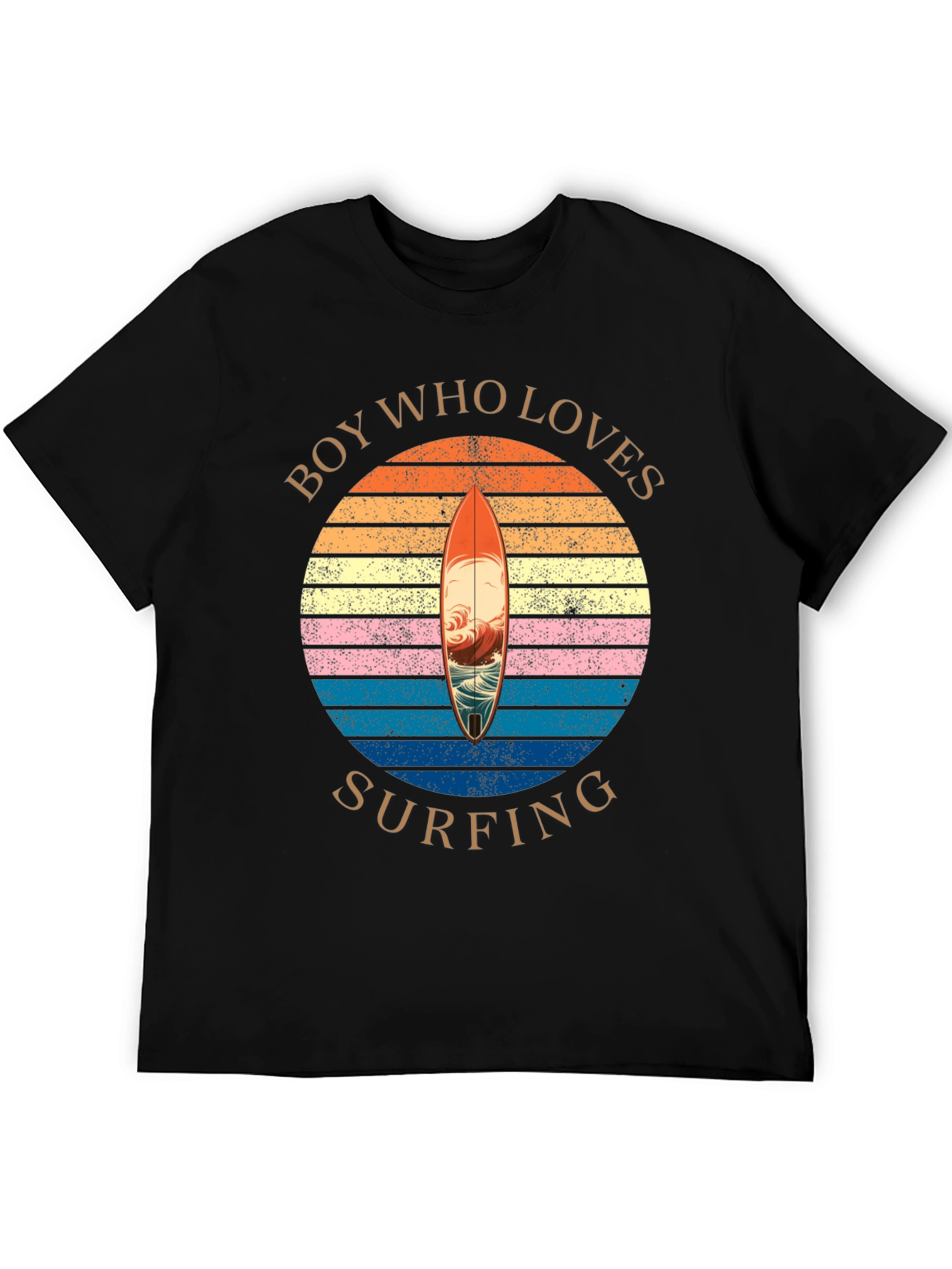 Boy Who Loves Surfing T-Shirt